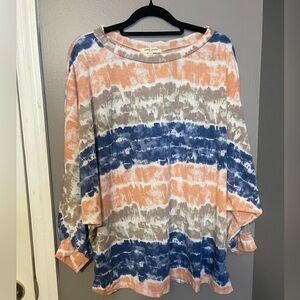 Simply Couture Women's Tie Dye Tunic Top 330